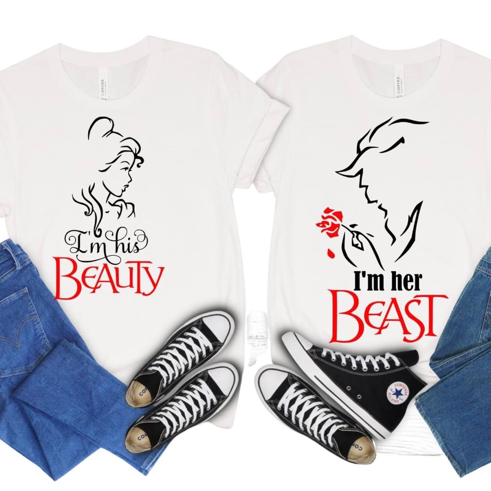 Beauty and the beast T-shirt